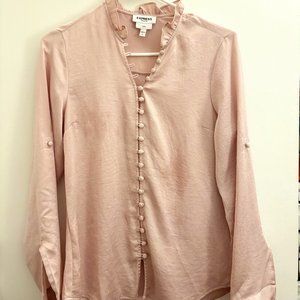 EXPRESS Satin Slim Blouse